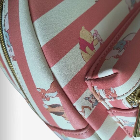 Loungefly Disney Best Friends Stripe Mini Backpack - Picture 6 of 8